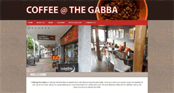 Desktop Screenshot of coffeeatthegabba.com.au