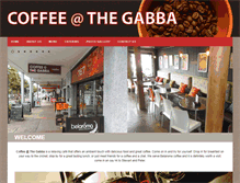 Tablet Screenshot of coffeeatthegabba.com.au